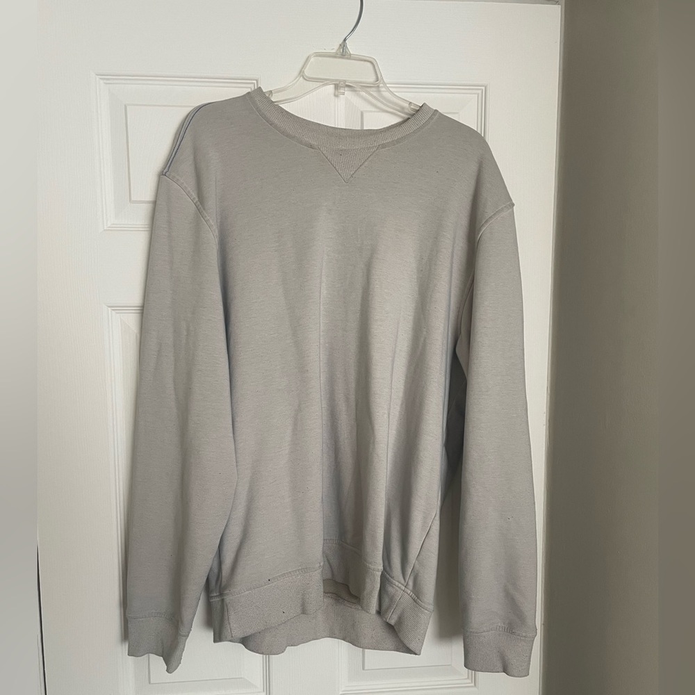 Mens IZOD Gray Crewneck